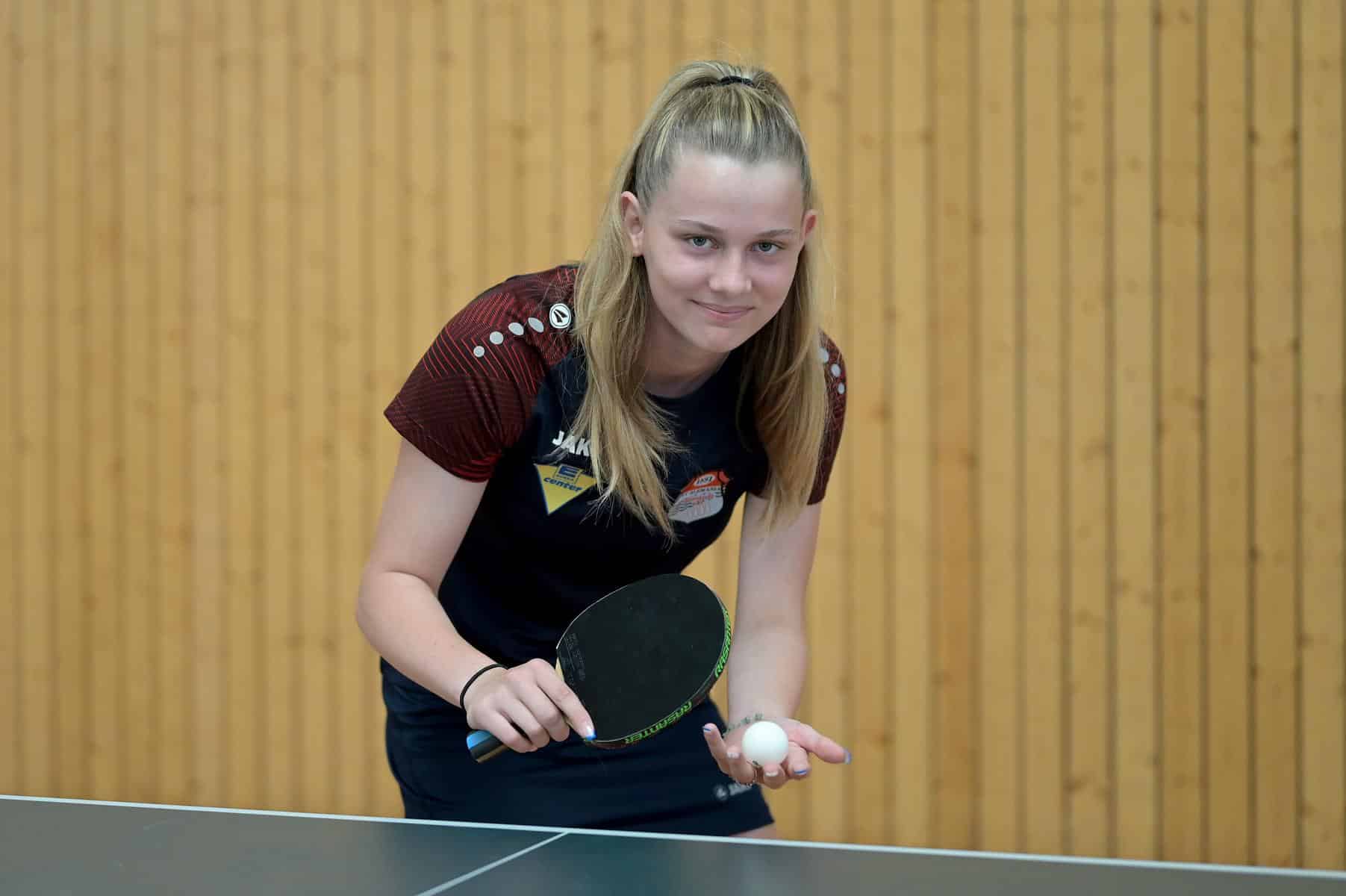 Tanja Müller spielt Tischtennis Februar 2024