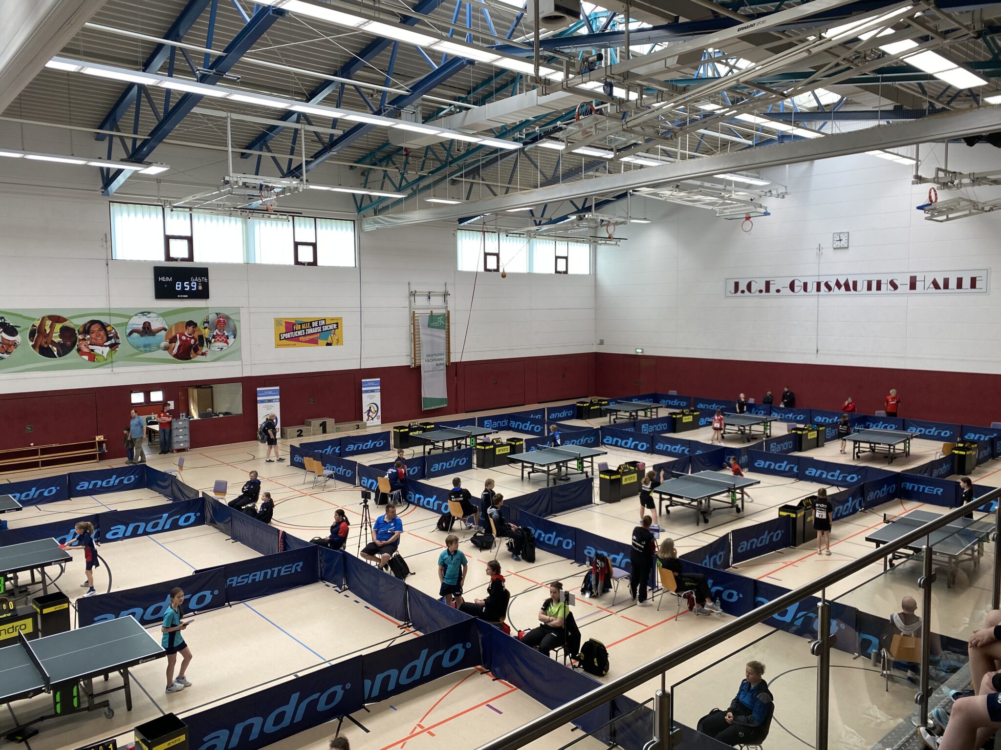Deutsche Tischtennisbund (DTTB) Talentcup und die Rangliste Jugend 11 in Bad Blankenburg. 12.05.2024
